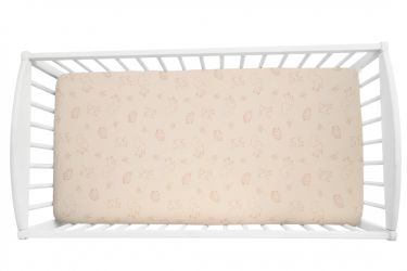 Sleepee Prostěradlo Vintage Animals Cream 120x60 cm