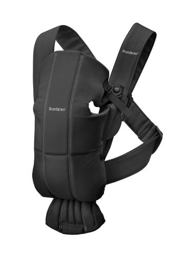 Babybjorn Nosítko MINI Black Woven