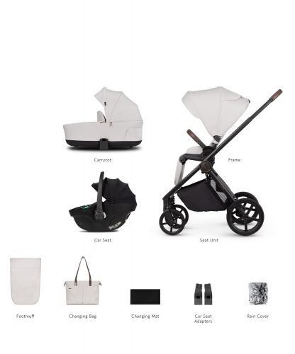 Kočárek Venicci Claro Vanilla + autosedačka Venicci Tiago