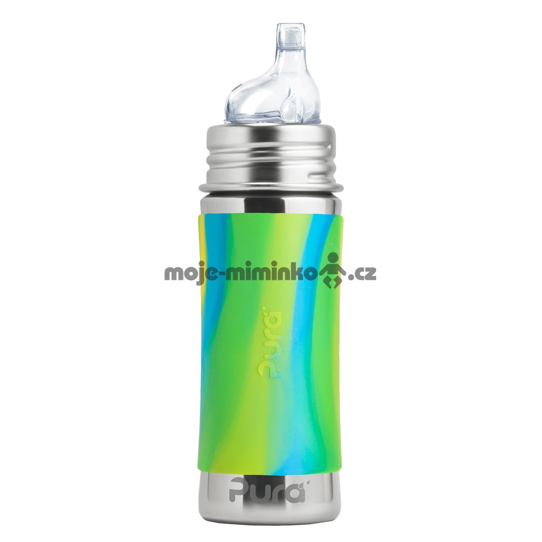 Pura nerezová láhev s pítkem 325 ml